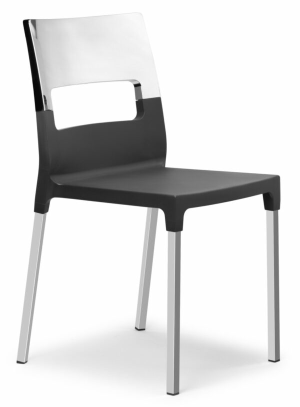 DIVA STAR sedia rifiniture cromate - immagine 2