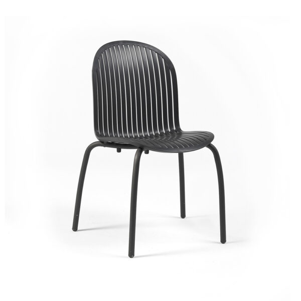 NINFEA DINNER sedia gambe alluminio - immagine 2