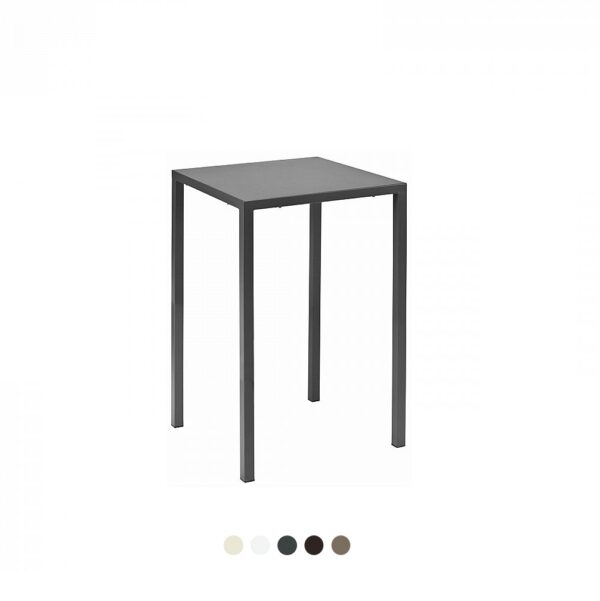 QUATRIS tavolo alto 70x70 h.110