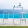 SEASIDE tavolo bar 75x75 h.110 - immagine 2