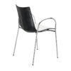 ZEBRA BICOLORE sedia 4 gambe cromato - immagine 3
