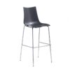 ZEBRA TECNOPOLIMERO sgabello h. 80 cromato - immagine 2