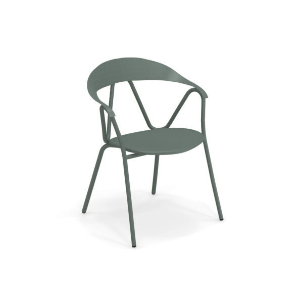 REEF alluminio poltrona con braccioli